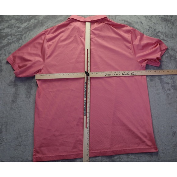 Ben Hogan Golf Polo Shirt Men's Size XL Pink Recycled Polyester - Picture 5 of 7
